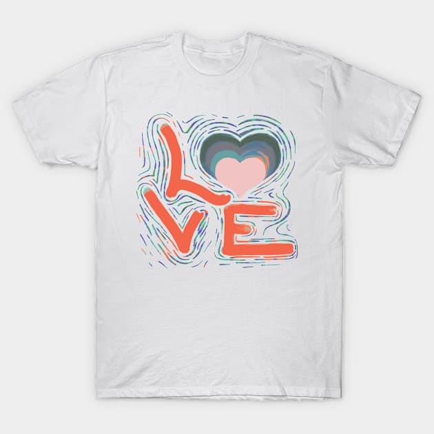 Lgbt Lovely Love Gay Gays Heartbeat Pride T-Shirt by Luca loves Lili